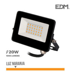 EDM 70317 Στεγανός Προβολέας IP65 20W Πορτοκαλί
