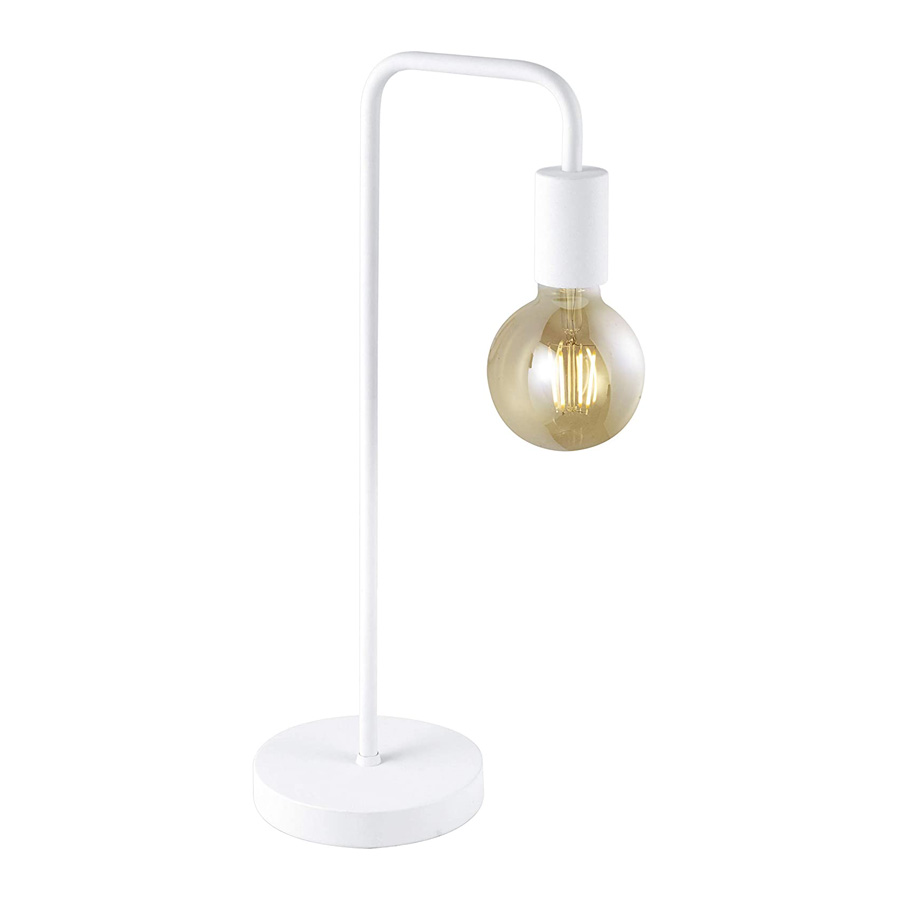 Trio Lighting DIALLO 508000131 Επιτραπέζιο Φωτιστικό Ε27 Λευκό