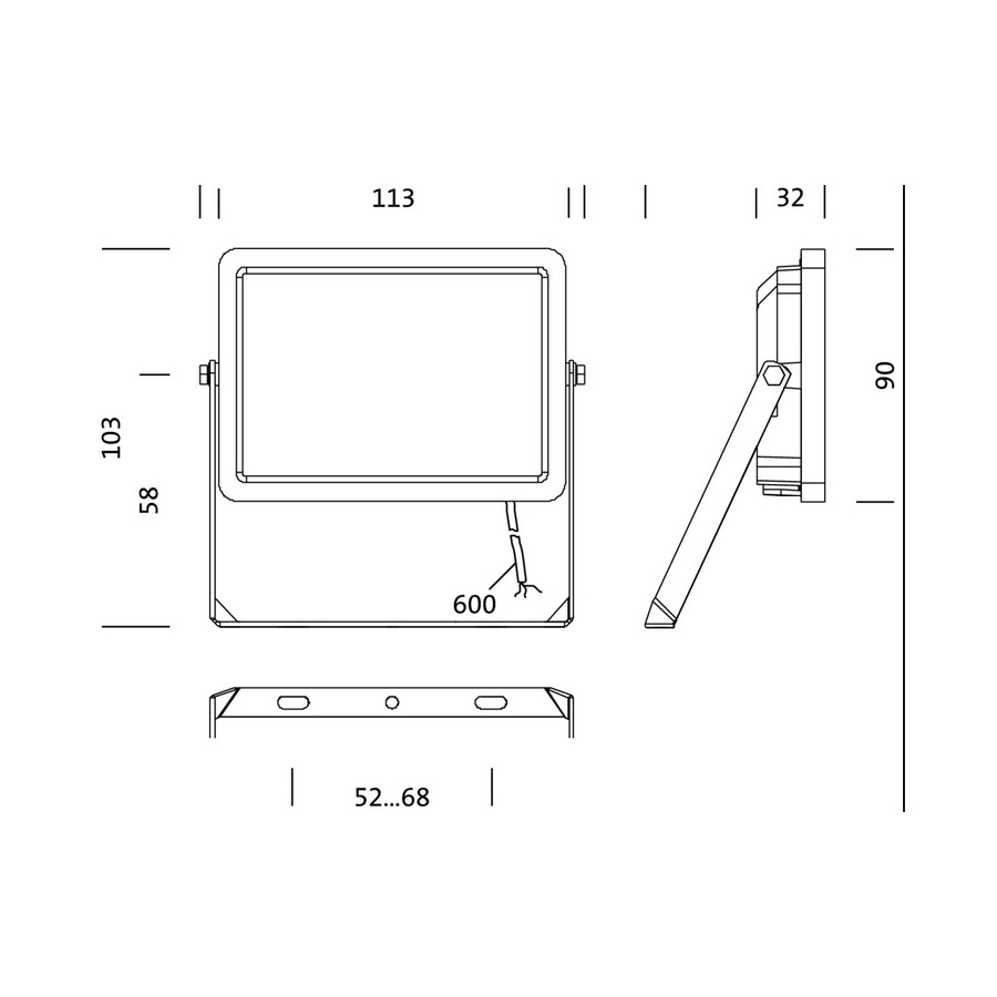 Siteco 5XD756840A Στεγανός Προβολέας IP65 10W 4000Κ - Image 2