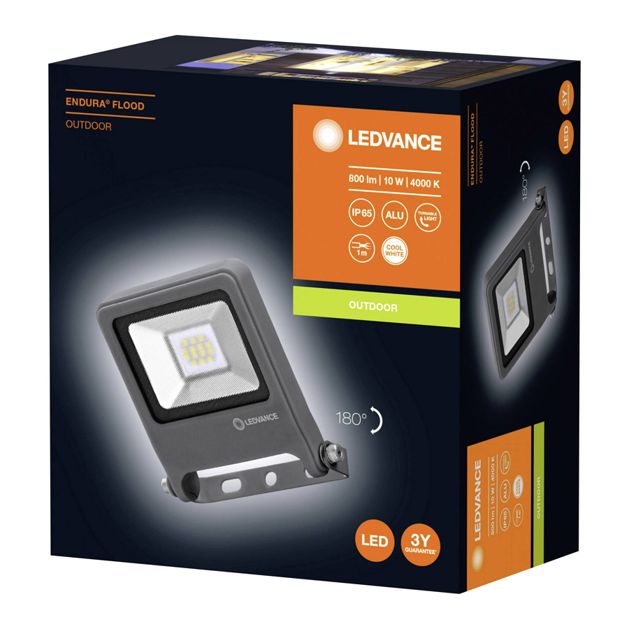 Ledvance Osram Endura 4058075206663 Στεγανός Προβολέας IP65 10W 4000Κ
