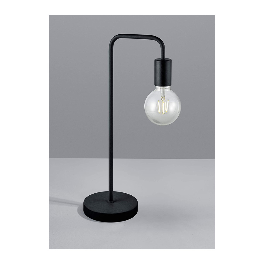 Trio Lighting DIALLO 508000132 Επιτραπέζιο Φωτιστικό Ε27 Μαύρο - Image 2