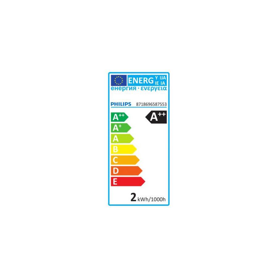 PHILIPS Set 2 X Candle B35 8718696587553 E14 2W 2700K LED Λαμπτήρες - Image 4
