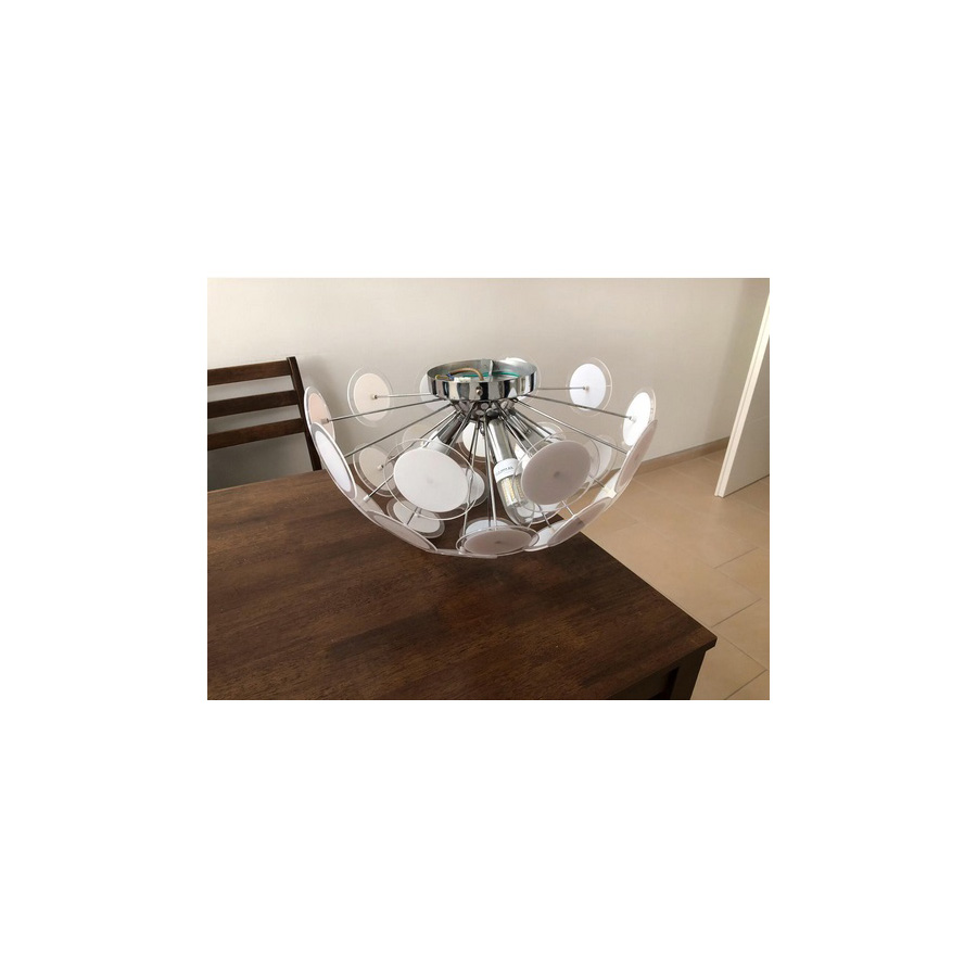 Trio Lighting DISC 609000306 Πλαφονιέρα Οροφής 3 X Ε14 - Image 7