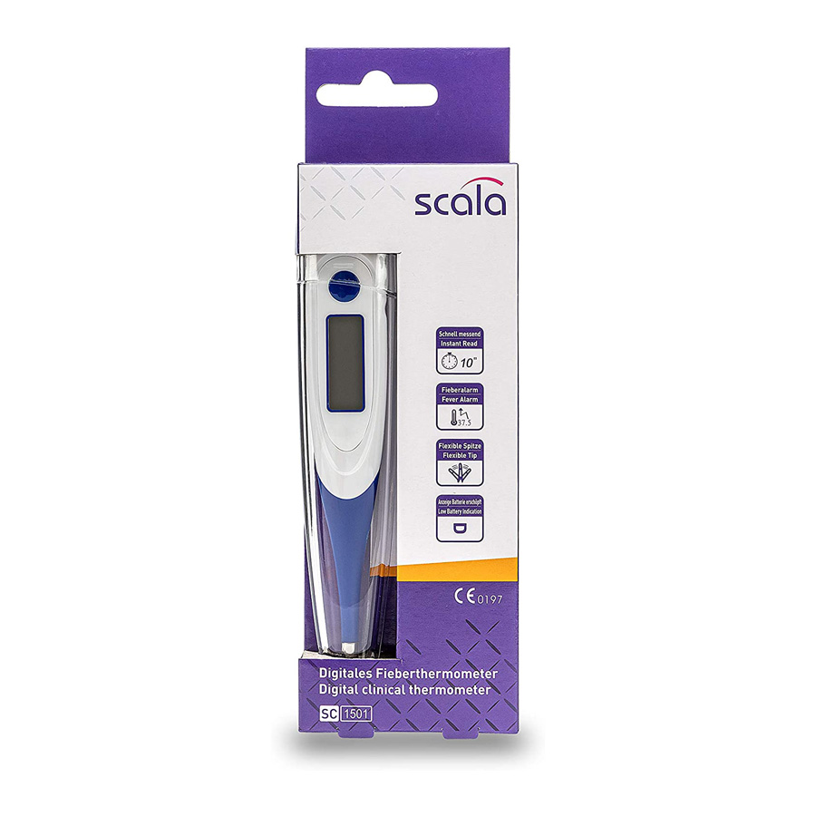 SCALA SC 1501 Ψηφιακό κλινικό θερμόμετρο Μπλε - Image 3